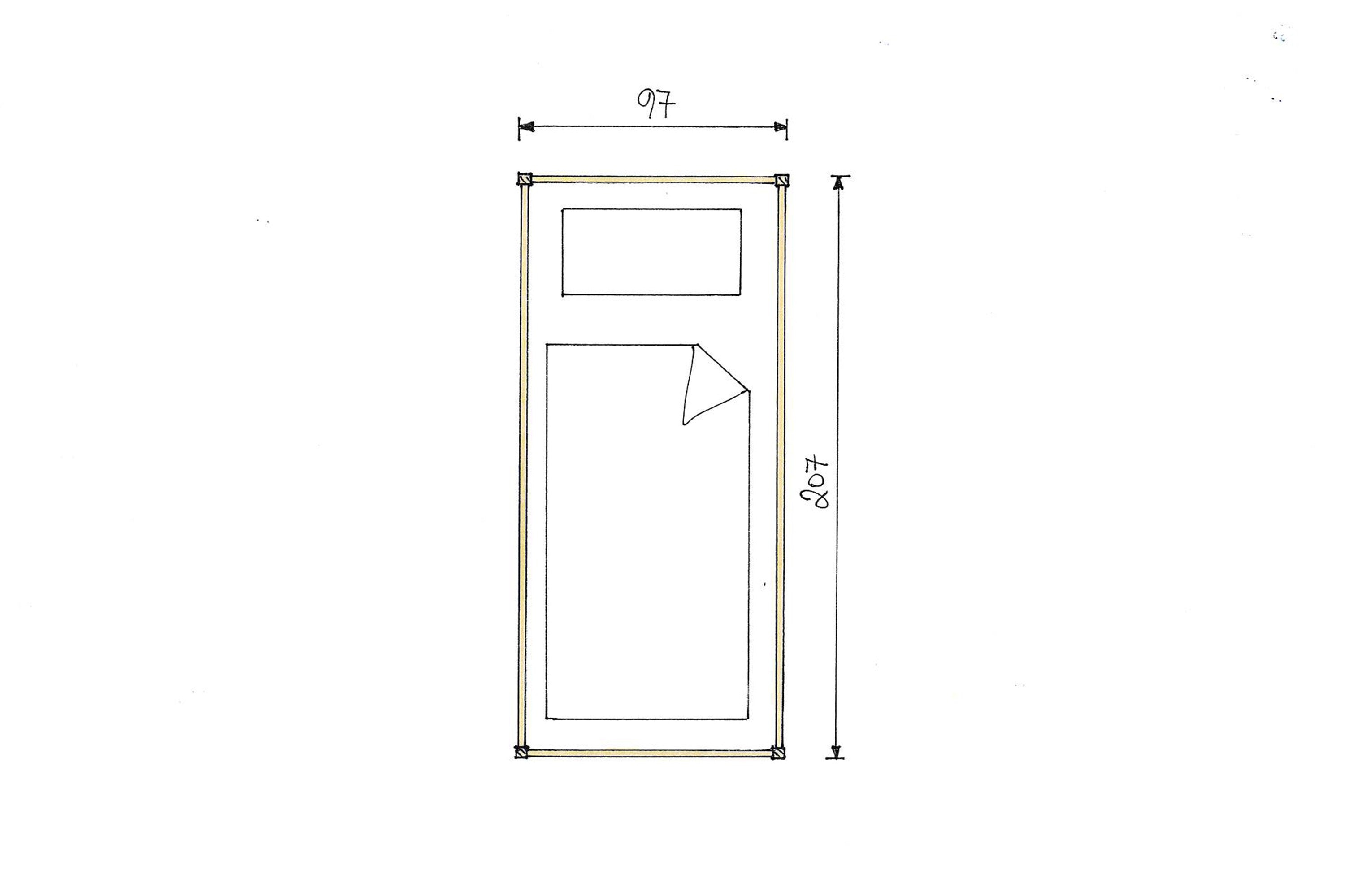 Günstiges Zirbenbett 90x200