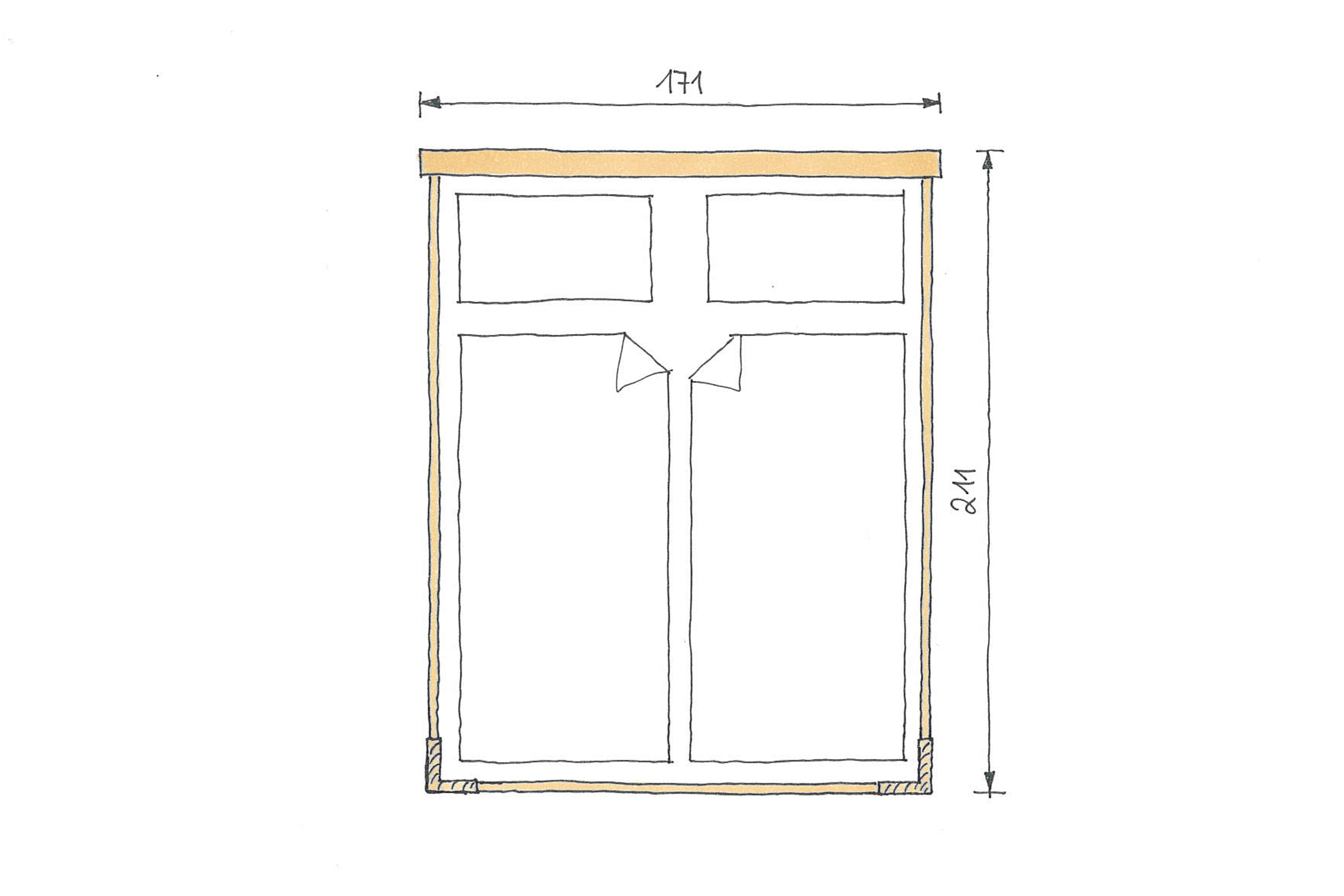 Abmessungen Eichenbett Bianco Marina Echtleder  160x200 cm